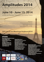 Amplitudes 2014, a Claude Itzykson memorial conference