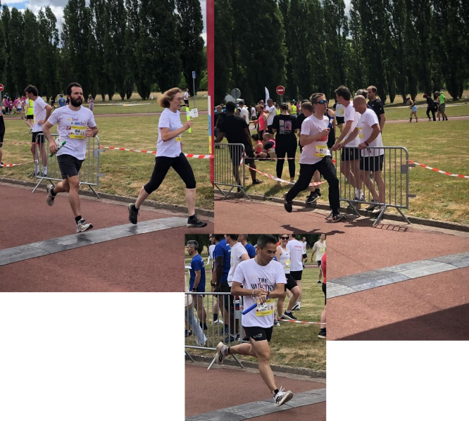 Les coureurs de l’IPhT à la course de l’été en fête