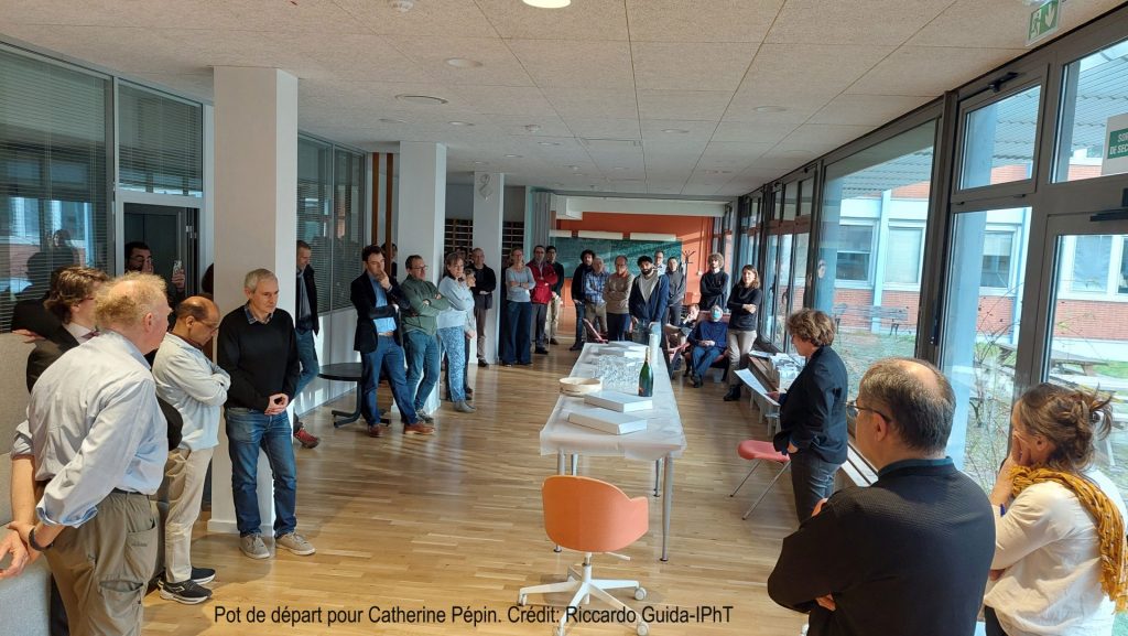 Pot de d&eacute;part pour Catherine P&eacute;pin, Cheffe de l&rsquo;IPhT