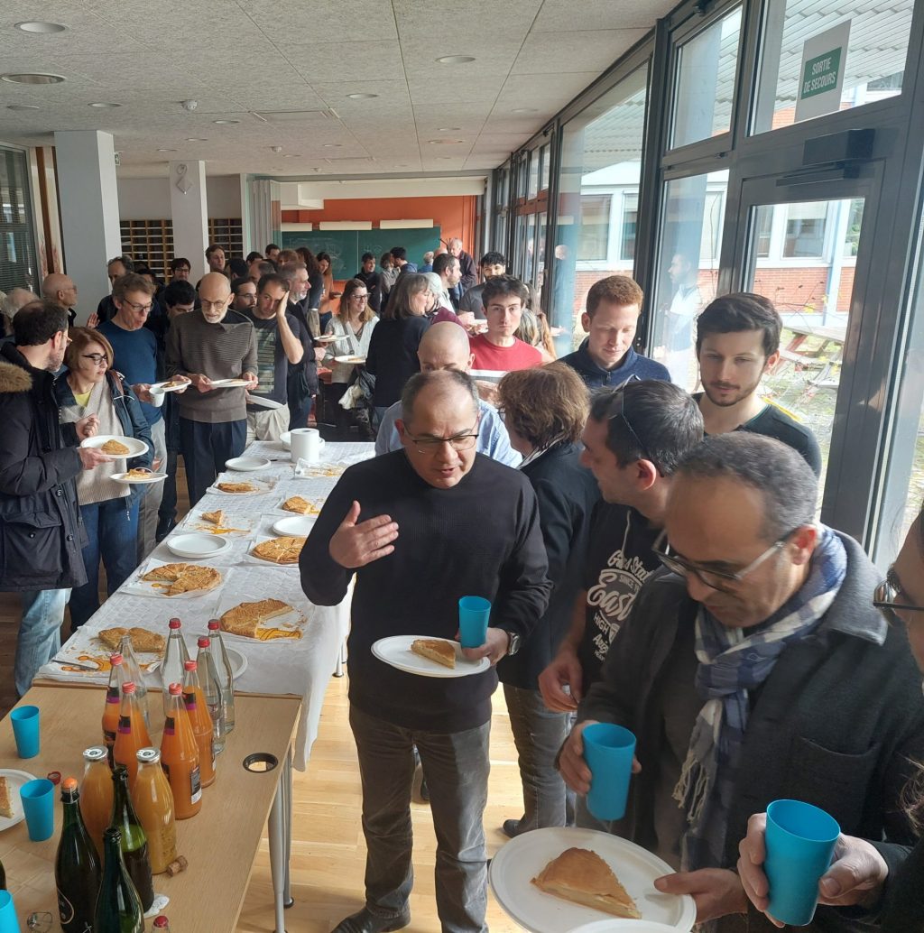 R&eacute;union pour la galette des rois IPhT 2026- Inauguration salle des Echanges -1