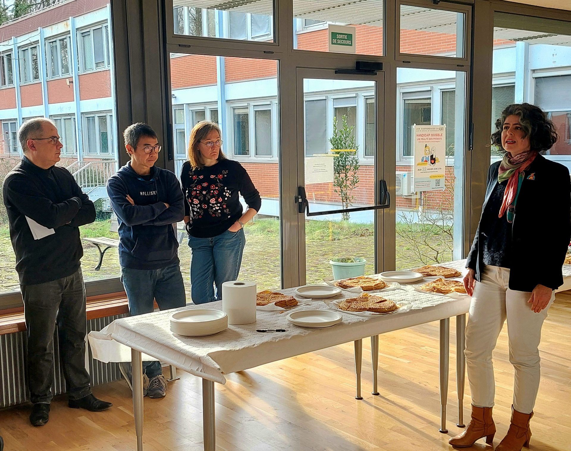 Charlotte Elkaim &agrave; la galette des rois 2026 - IPhT